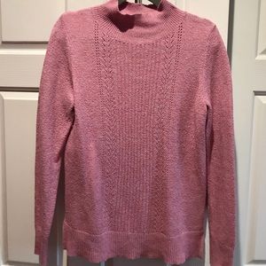 Pretty Pink Mock Turtleneck